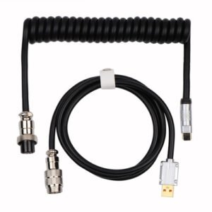 Durable Coiled Printer Cable